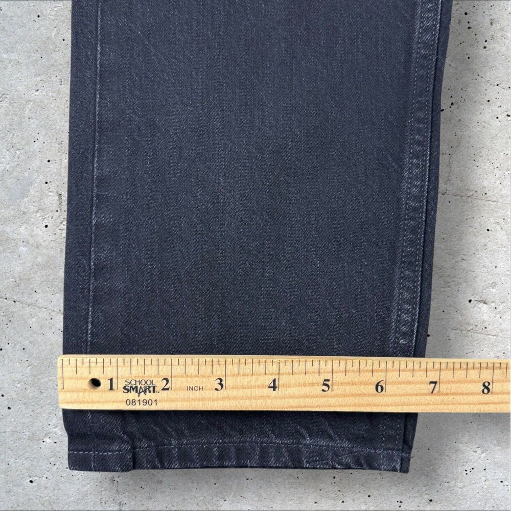 LEE 101 + Selvedge Denim Jeans Sz 32x31 731 Straight Cowboy Hide Patch Western - Picture 9 of 9